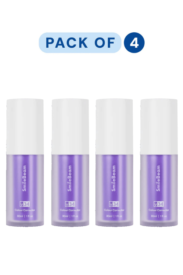Colour-corrector teeth serum - Four Pack