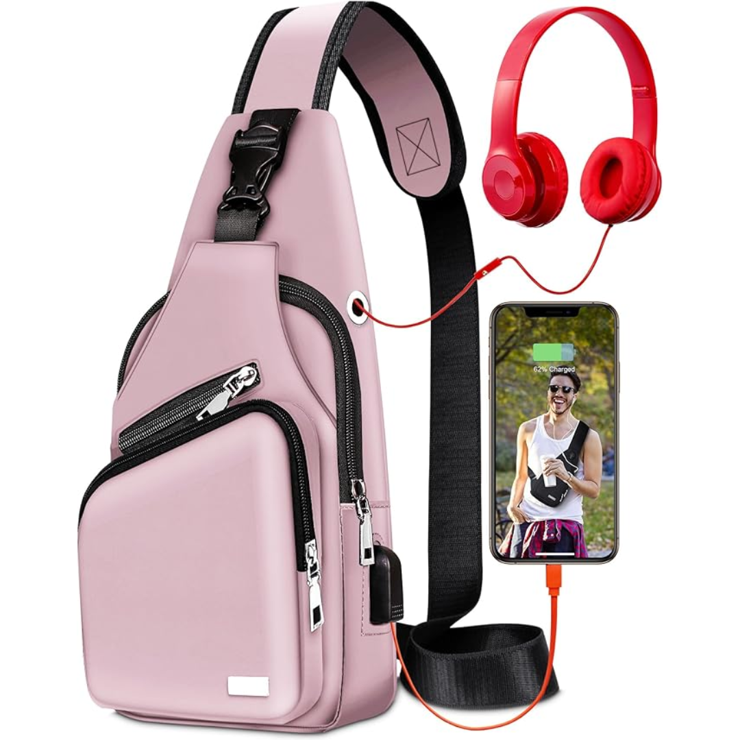 AdventureGear | Waterproof Sling Bag with Adjustable Strap | Lightweight Design for Active Women and Men