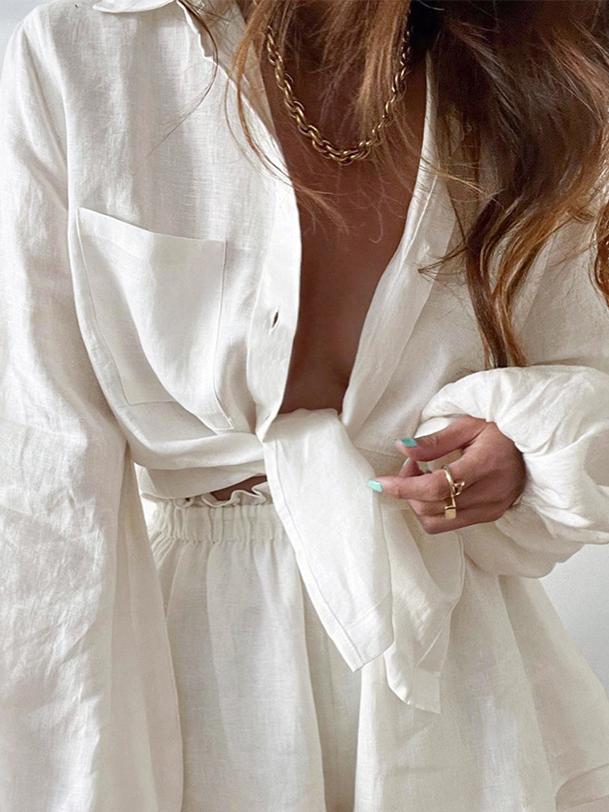 Double-Lined Matching Set — Two-Piece Co-Ord