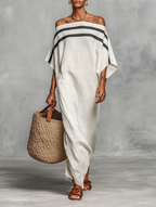 Aveline | Maxi Dress with Batwing Sleeves for Effortless Elegance | Long Dress for Women