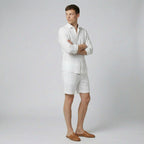 Celestiella | Men's Shirt in Premium Linen with Soft Collar | Breathable Comfort for Effortless Style
