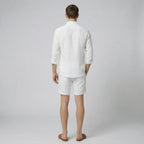 Celestiella | Men's Shirt in Premium Linen with Soft Collar | Breathable Comfort for Effortless Style