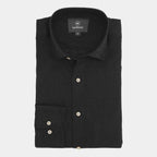 Classic Collection | Men's Shirt in Black Linen with Premium Comfort | Versatile Style for Any Occasion
