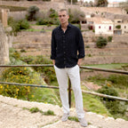 Classic Collection | Men's Shirt in Black Linen with Premium Comfort | Versatile Style for Any Occasion