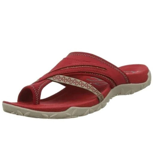 Women's Slip-On Sandals — Arch Support & Memory Foam