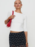 Elaia | Women's Top with Ribbed Fabric & Relaxed Fit | Comfortable Stretch for Everyday Wear