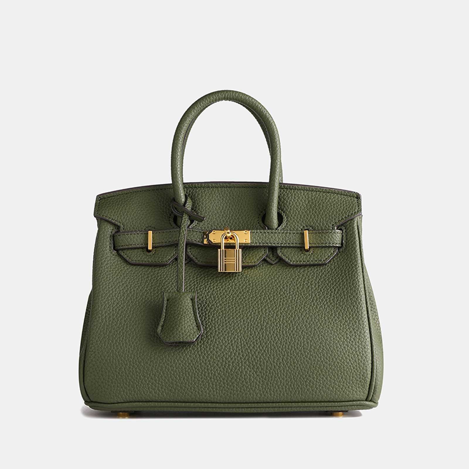 Women's Textured Handbag — Secure-Closure Shoulder Bag