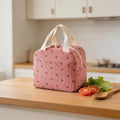 Elegant Pink – Insulated Lunch Bag with Large Capacity & Stylish...