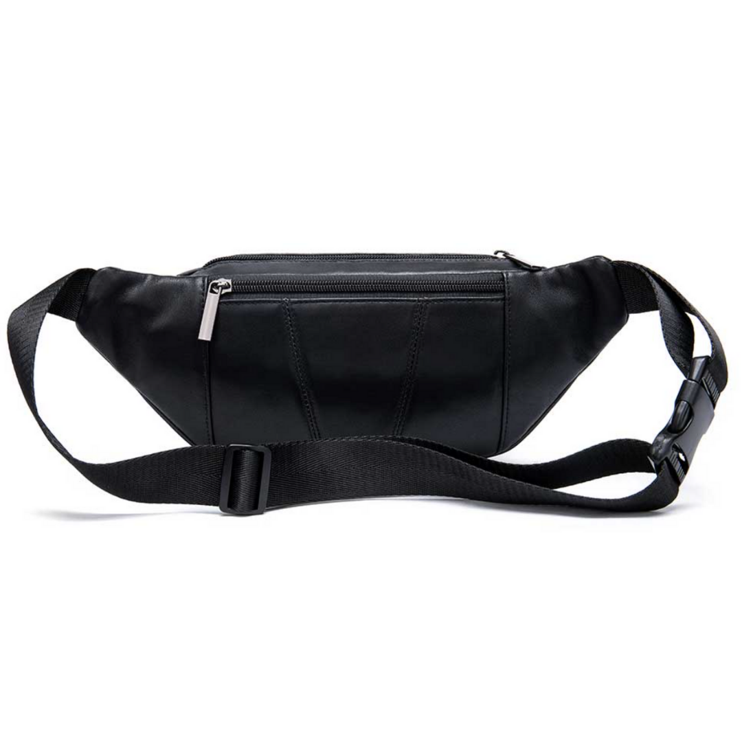 Genuine Leather | Men's Crossbody Bag with Multiple Compartments | Adjustable Strap for Versatile Carrying