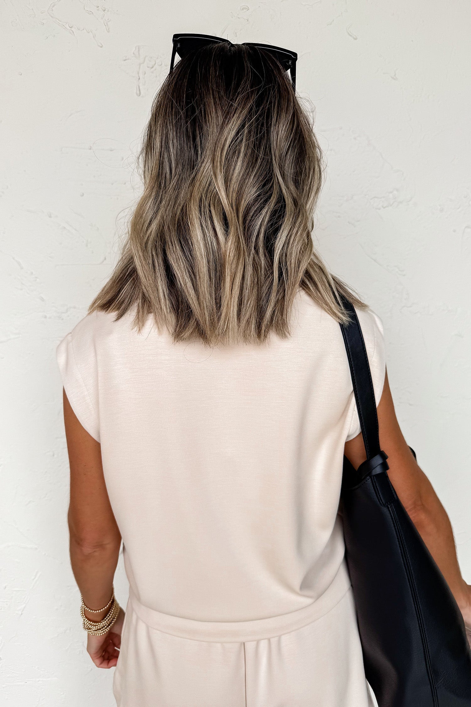 Hazel Blues | Women's Sleeveless & Drawstring Matching Set | Effortless Summer Co-Ord