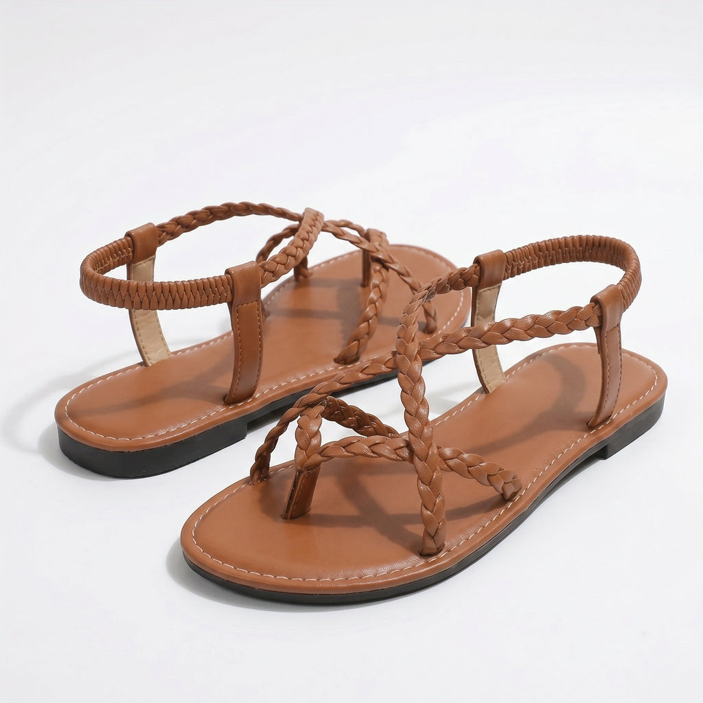 Imogen Collection | Women's Sandals with Braided Straps | Comfortable Summer Footwear for All-Day Wear