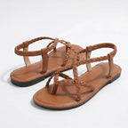 Imogen Collection | Women's Sandals with Braided Straps | Comfortable Summer Footwear for All-Day Wear