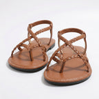 Imogen Collection | Women's Sandals with Braided Straps | Comfortable Summer Footwear for All-Day Wear