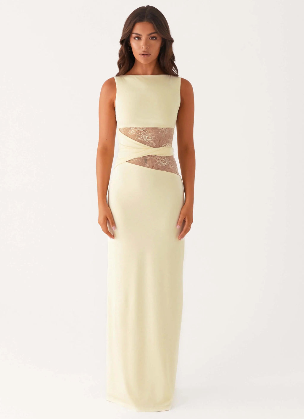 Women's Karma Collection | Maxi Dress for Women with Lace Waist Detail | Elegant Long Dress for Stunning Evening Moments 0