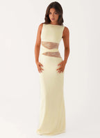 Women's Karma Collection | Maxi Dress for Women with Lace Waist Detail | Elegant Long Dress for Stunning Evening Moments 5