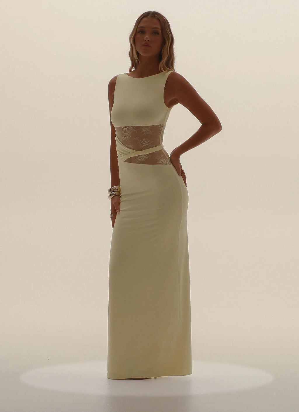 Women's Karma Collection | Maxi Dress for Women with Lace Waist Detail | Elegant Long Dress for Stunning Evening Moments 6