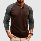 Women's Lorenzo Vitali Dual Tone Henley Shirt | Supreme comfort is offered by our soft premium cot 0
