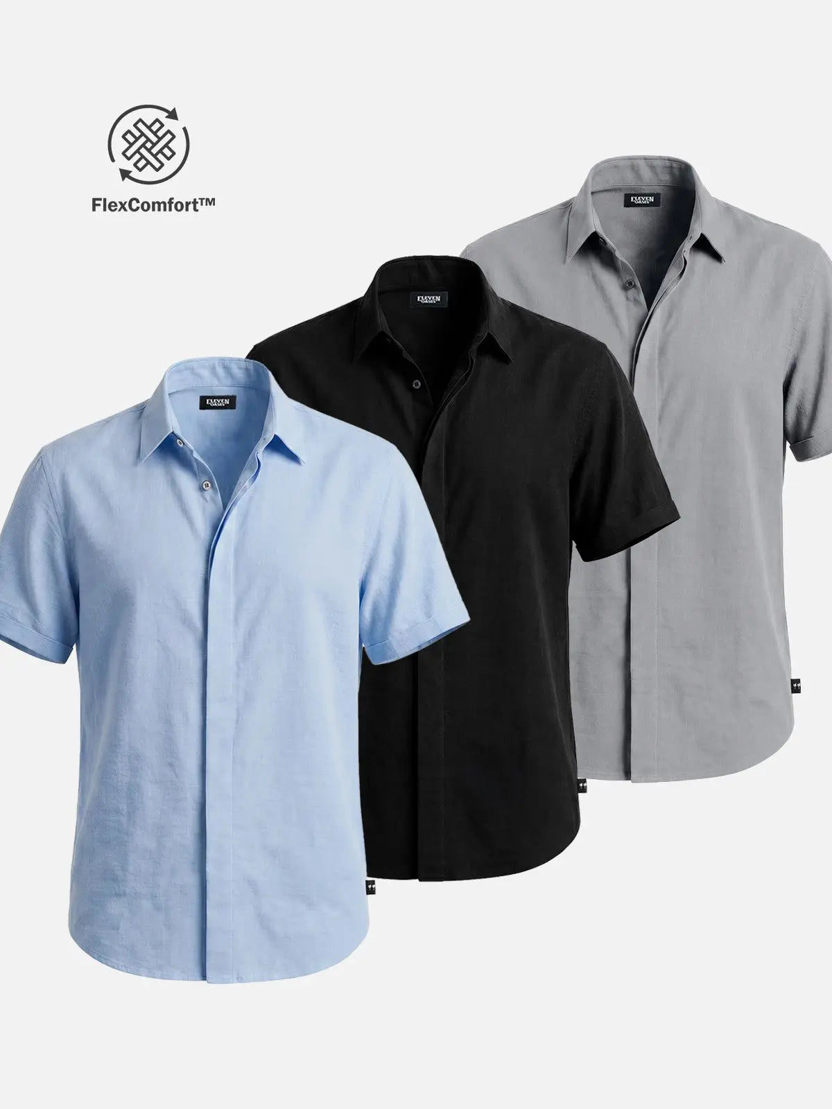 Men's Classic Short-Sleeve Shirt — Comfort Stretch