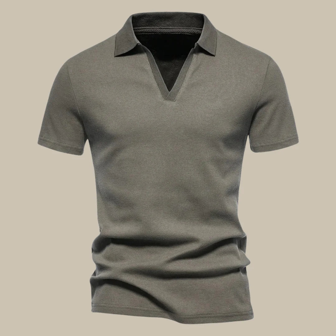 Men's Merino Wool Polo Shirt — Breathable