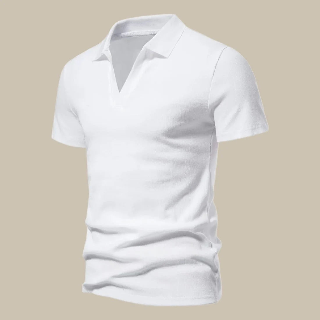 Men's Merino Wool Polo Shirt — Breathable