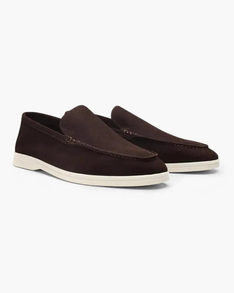Women's Old Money Cowhide Leather Loafers 4