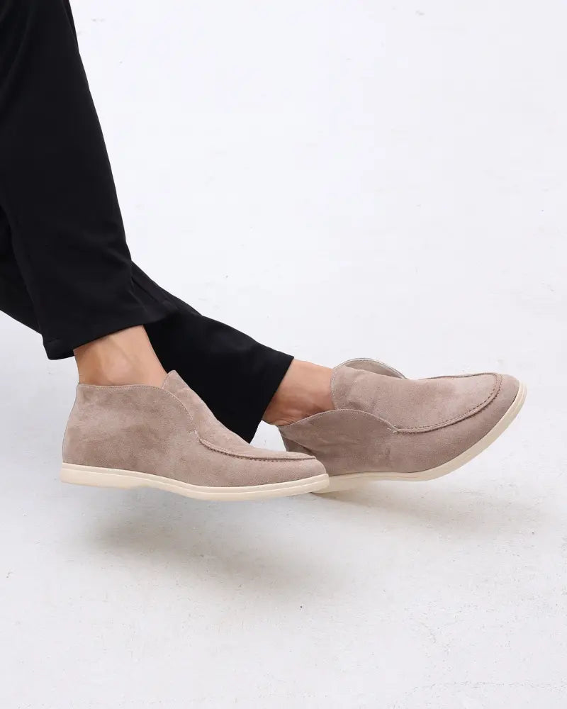 Women's Old Money High Suede Loafers 6