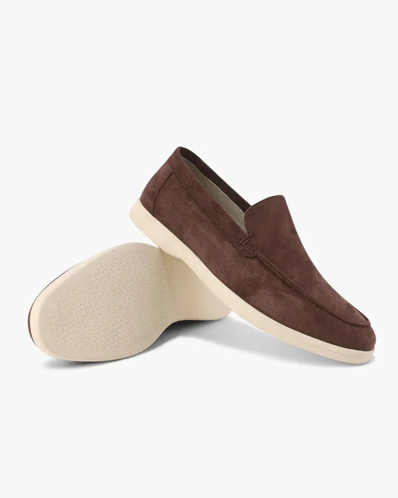 Women's Old Money Suede Loafers 13