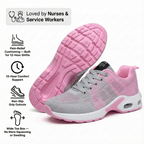 Cushioned Comfort Work Shoes — All-Day Support