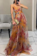 White Maxi Dress with Flowing Silhouette – Elegant Design