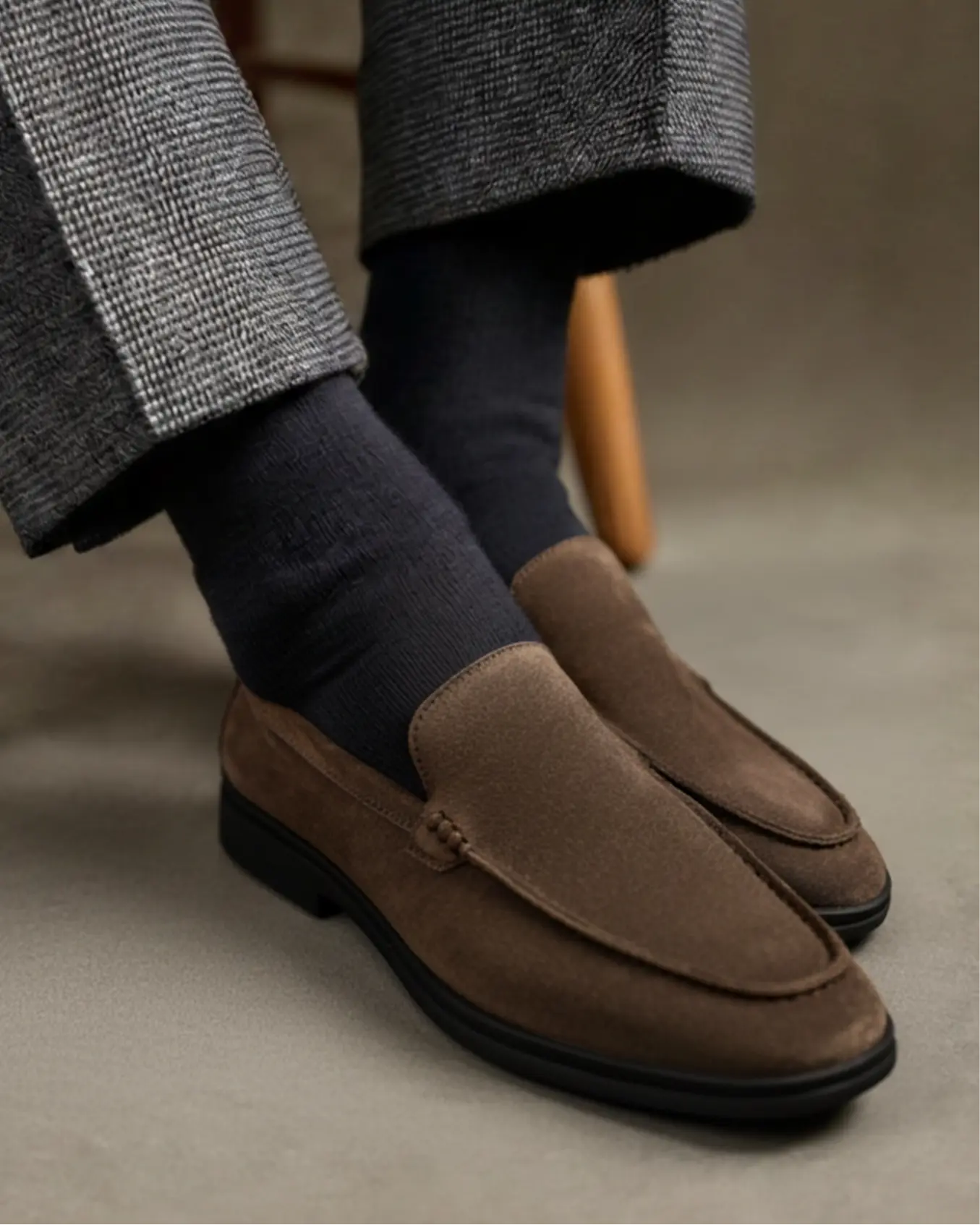 Women's Premium Suede Loafers - Black Soles | Material: Premium suede upper 2