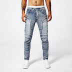 Women's Roberto Russo Stretch Biker-Style Jeans | Fit: Slim fit 4