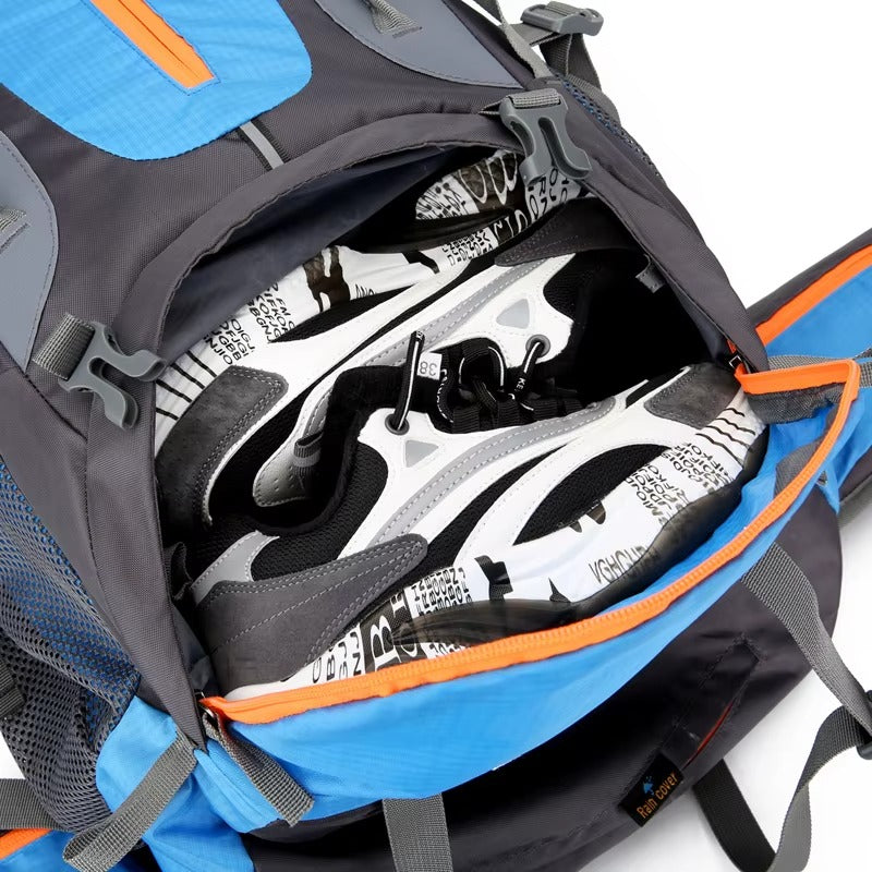 Rugged Adventure | 70L Tactical Backpack with Waterproof Nylon & Smart Organization | Comfortable Carry for Outdoor Enthusiasts
