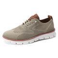 Brown Oxford smart-casual shoes