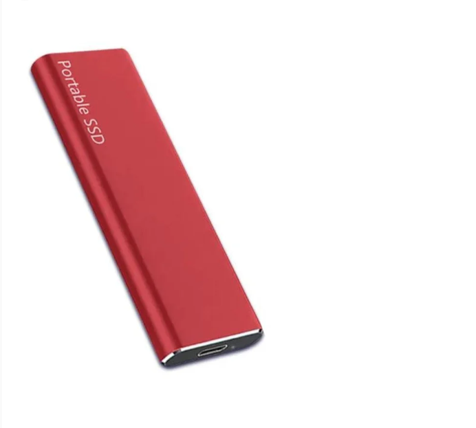 4TB portable hard drive in Red