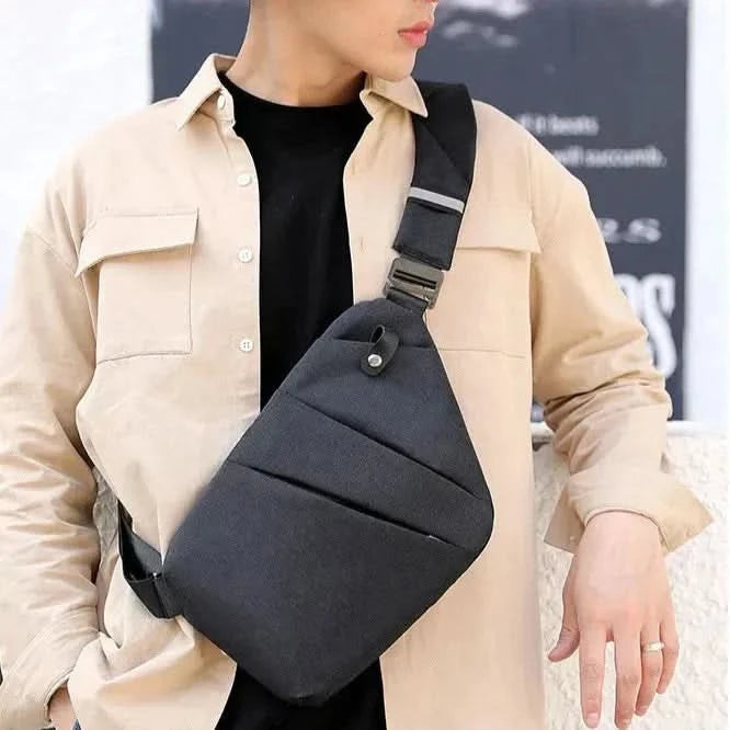 Secure Travel | Anti-Theft Sling Bag with Cut-Resistant Design | Organized & Comfortable for Safe Journeys