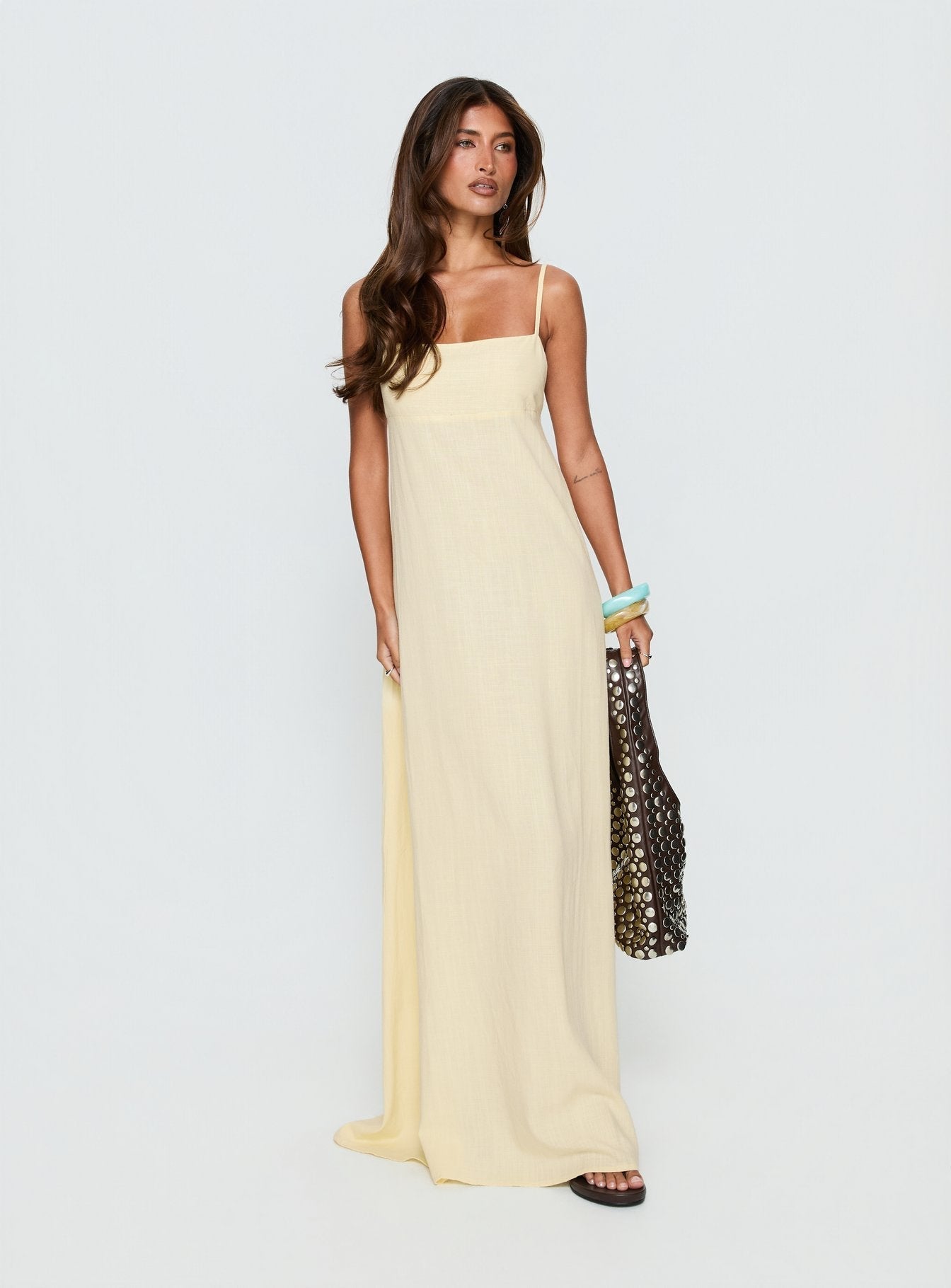 Solie Collection | Floral Maxi Dress with Tie-Back Design | Elegant Long Dress for Effortless Style
