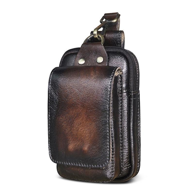 Stylish Men's Waist Bag with Adjustable Strap & Durable Leather Design | Convenient Storage for Everyday Use