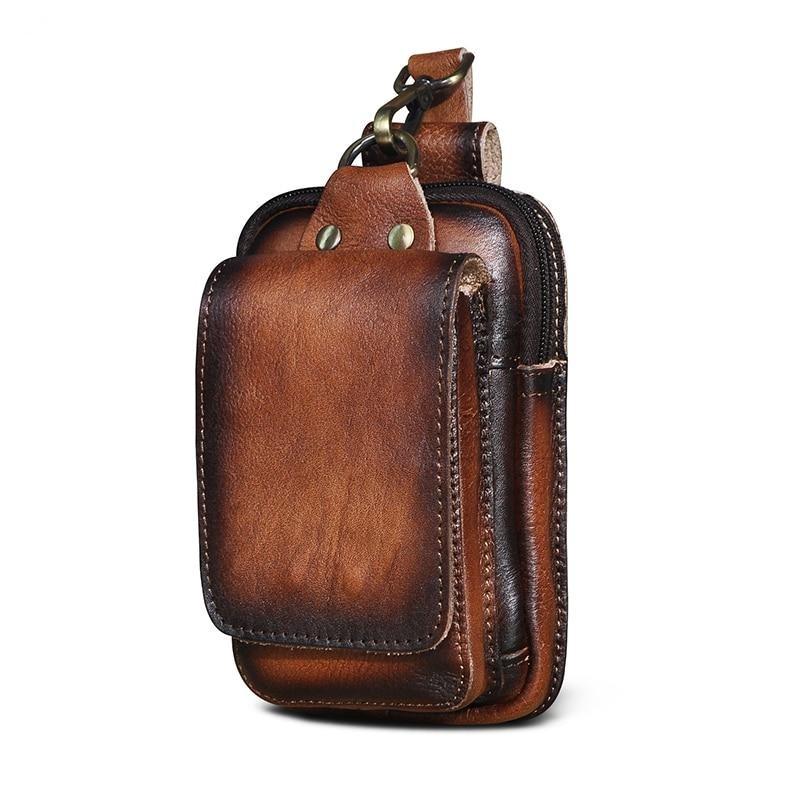 Stylish Men's Waist Bag with Adjustable Strap & Durable Leather Design | Convenient Storage for Everyday Use