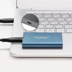 Portable external SSD USB 3.1 backup drive
