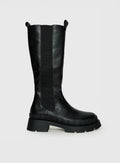 Vegan Leather Knee High Boots for Women with Platform Base | Stylish Long Boots for Eco-Friendly Comfort