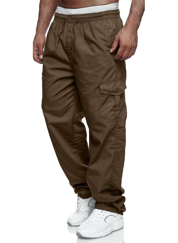 Stretchy Cargo Pants — Multi-Pocket Tactical Trousers