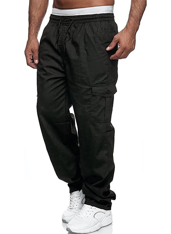 Stretchy Cargo Pants — Multi-Pocket Tactical Trousers