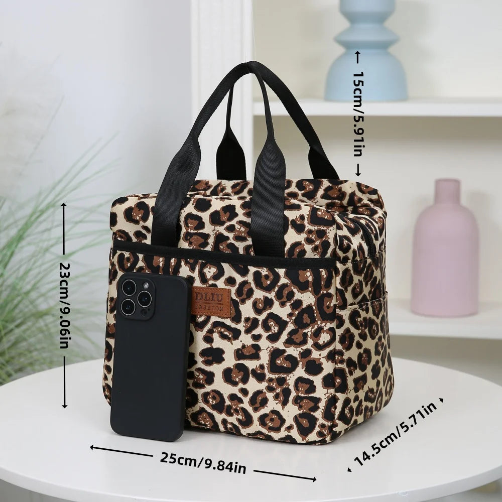 Versatile Insulated Lunch Bag – Durable Nylon with Large Capacity...