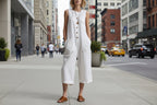 Vintage-Inspired | Women's Wide-Leg Jumpsuit with Sleeveless Design | Chic Retro Style for Effortless Fashion