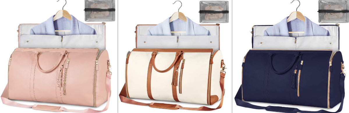 Women's waterproof weekender travel bag