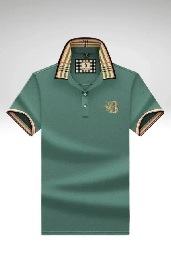 Men's polo shirt in green