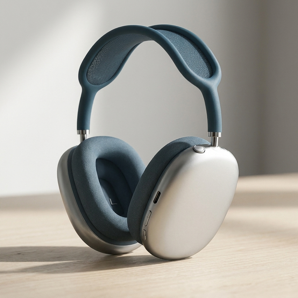 Wireless over-ear Bluetooth headphones lifestyle hero